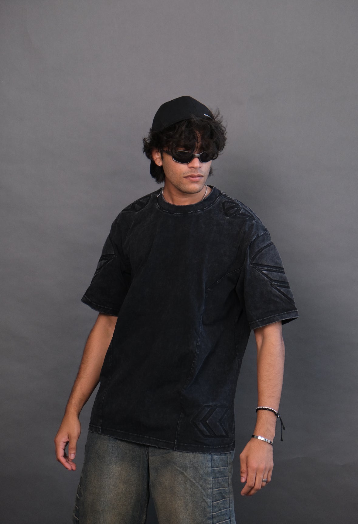Acidwash Padded Tee